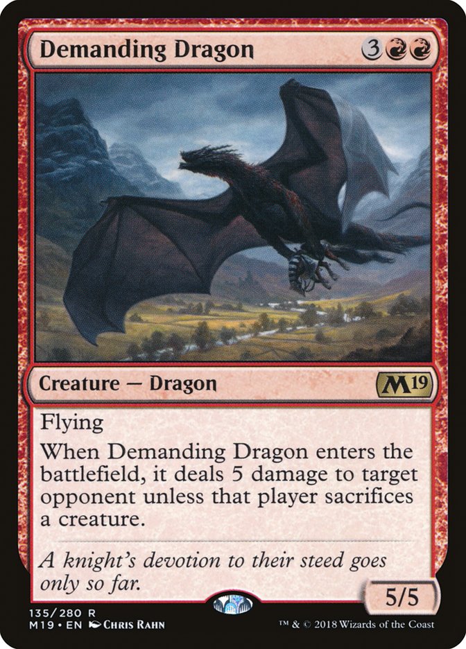 Demanding Dragon [Core Set 2019] 