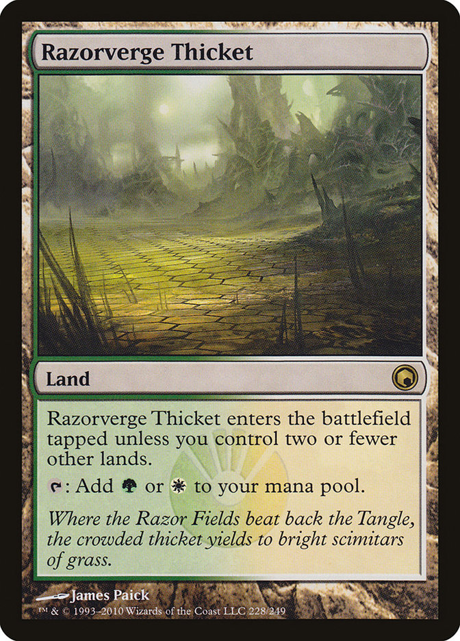 Razorverge Thicket [Scars of Mirrodin] 