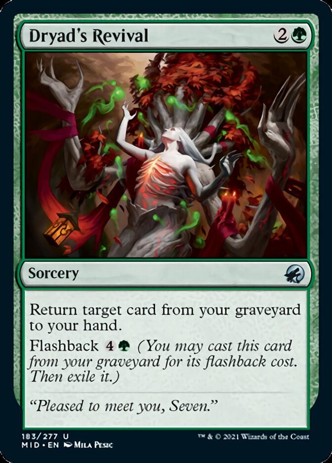 Dryad's Revival [Innistrad: Midnight Hunt] 