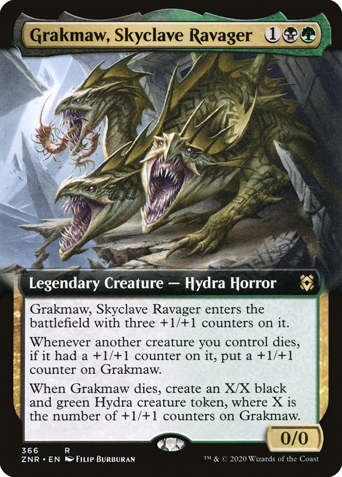 Grakmaw, Skyclave Ravager (Extended Art) [Zendikar Rising] 