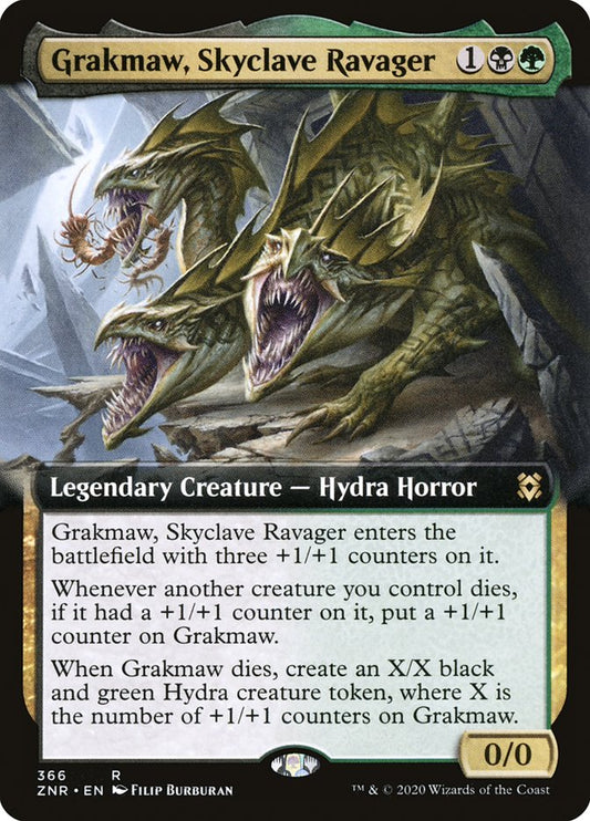 Grakmaw, Skyclave Ravager (Extended Art) [Zendikar Rising] 