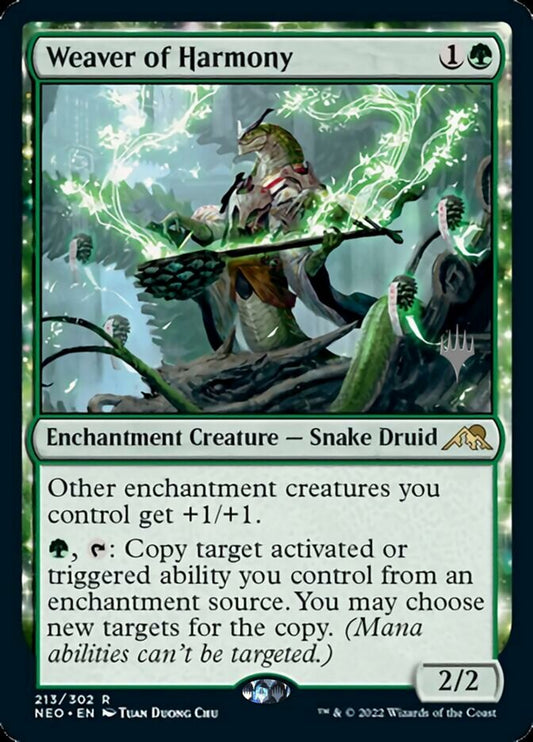 Weaver of Harmony (Promo Pack) - Español [Kamigawa: Neon Dynasty Promos]