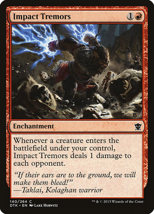 Impact Tremors [Dragons of Tarkir] - Español