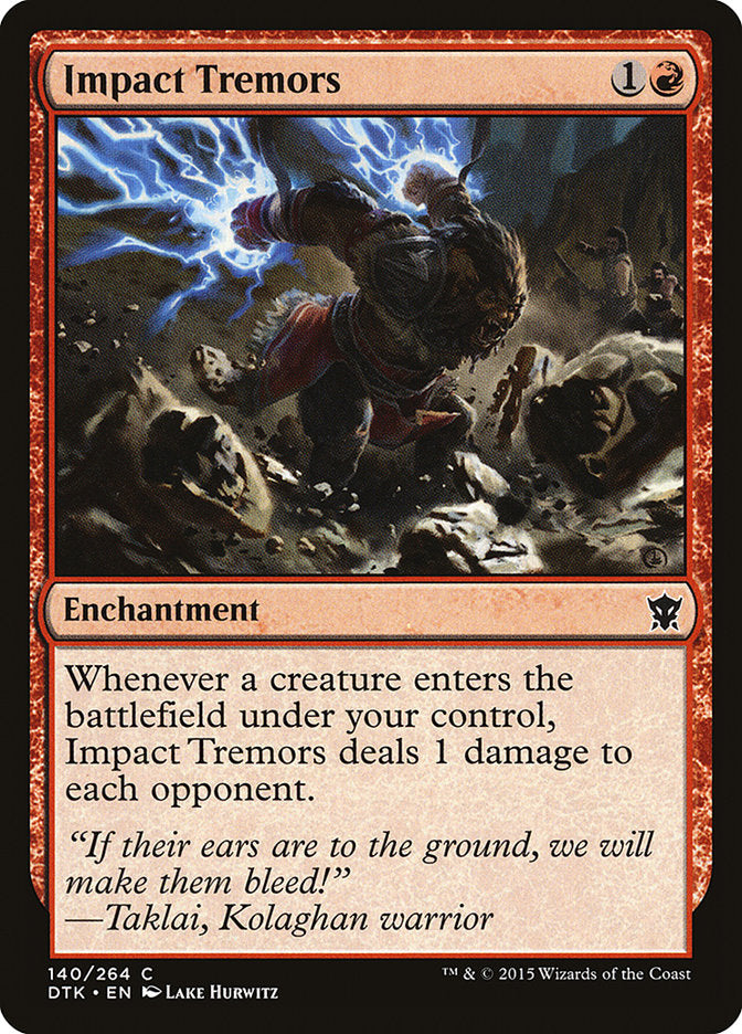 Impact Tremors [Dragons of Tarkir] - Español