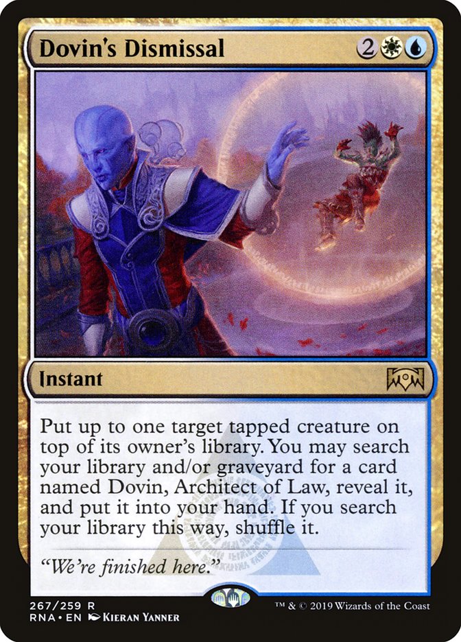 Dovin's Dismissal [Ravnica Allegiance] 
