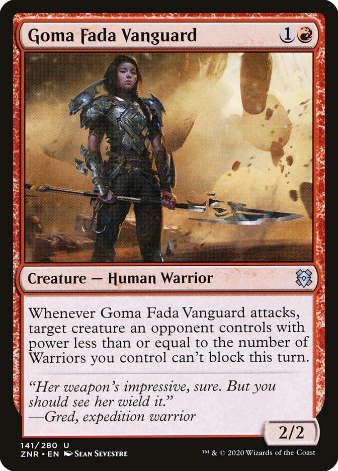 Fada Vanguard Rubber [Zendikar Rising] 