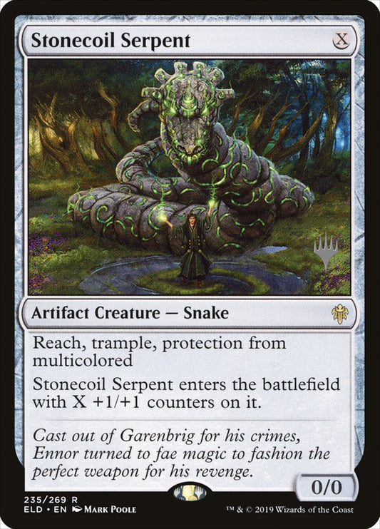 Stonecoil Serpent (Promo Pack) - Español [Throne of Eldraine Promos]