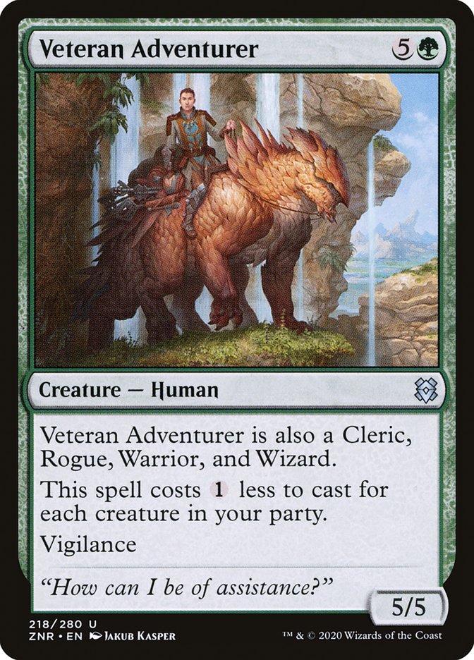 Veteran Adventurer [Zendikar Rising] 