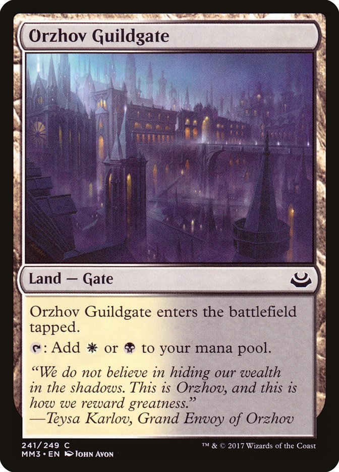 Orzhov Guildgate [Modern Masters 2017]