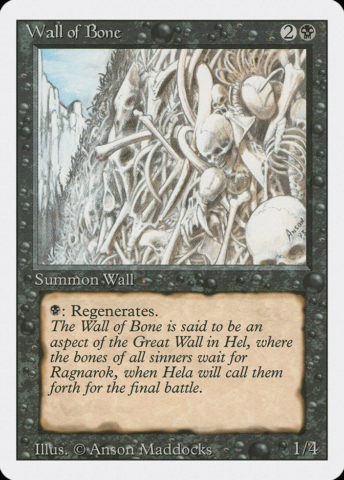Wall of Bone [Revised Edition] 