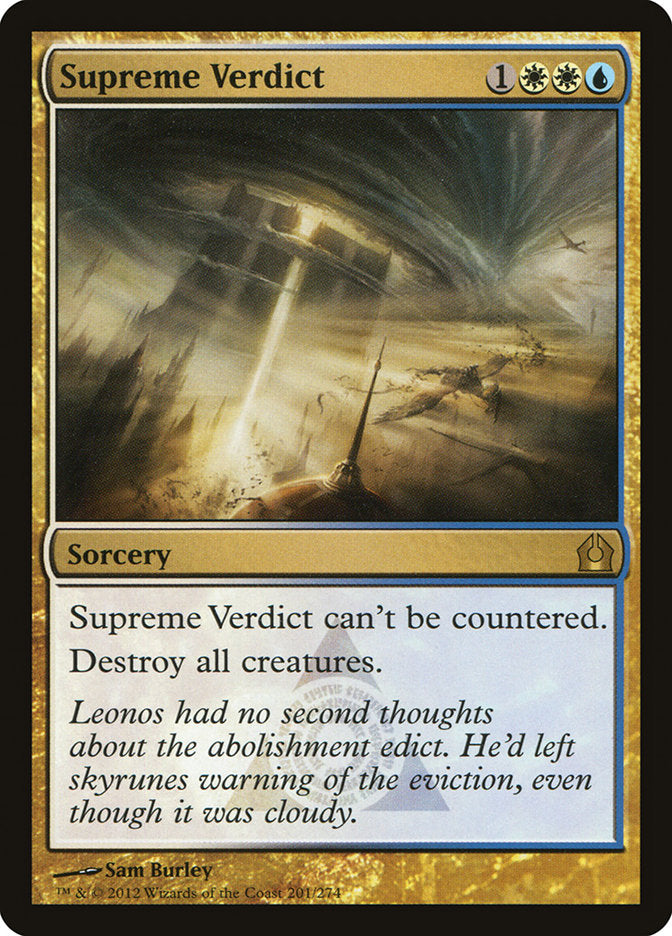 Supreme Verdict Español [Return to Ravnica]