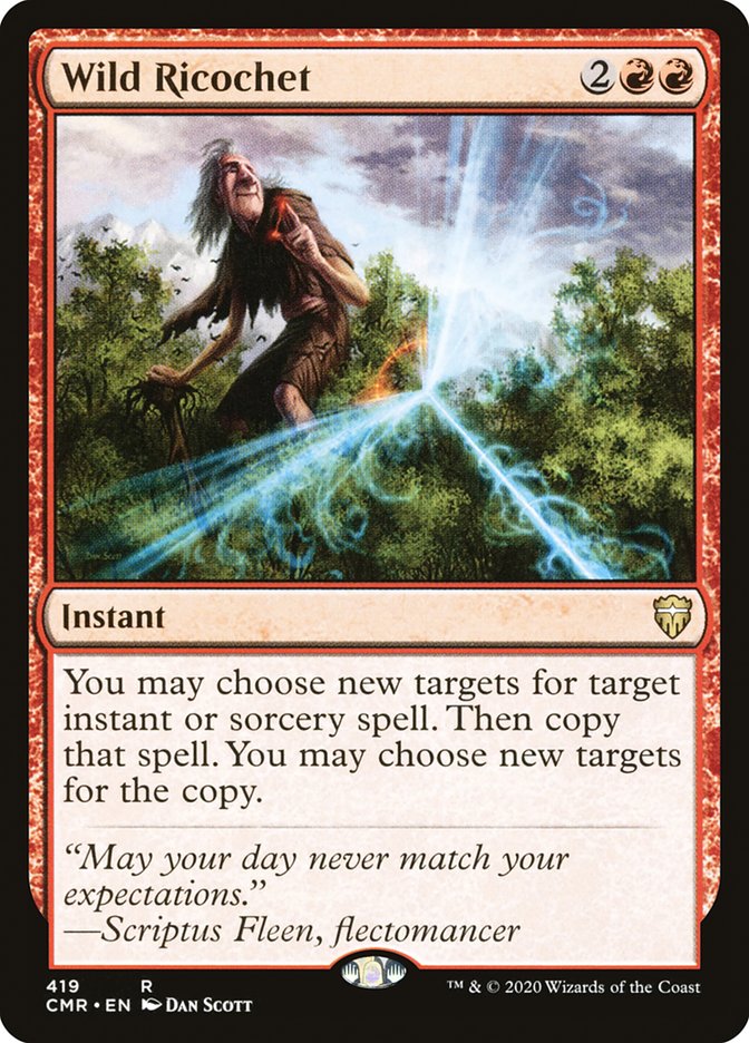 Wild Ricochet [Commander Legends]