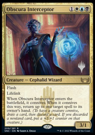 Obscura Interceptor (Promo Pack) - Español [Streets of New Capenna Promos]