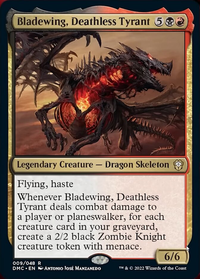 Bladewing, Deathless Tyrant [Dominaria United Commander] 