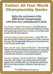 2000 World Championships Ad [World Championship Decks 2000] 