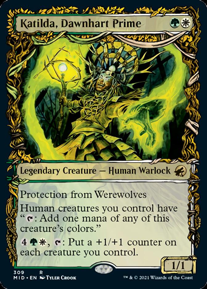 Katilda, Dawnhart Prime (Showcase Equinox) [Innistrad: Midnight Hunt] 