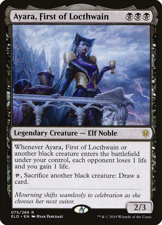 Ayara, First of Locthwain [Throne of Eldraine] - Portugues