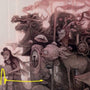 March of Burgeoning Life Art Card (Gold-Stamped Signature) [Kamigawa: Neon Dynasty Art Series]