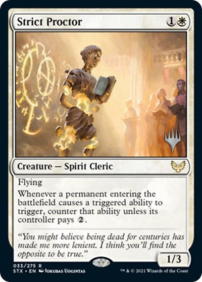 Strict Proctor (Promo Pack) - Español [Strixhaven: School of Mages Promos]