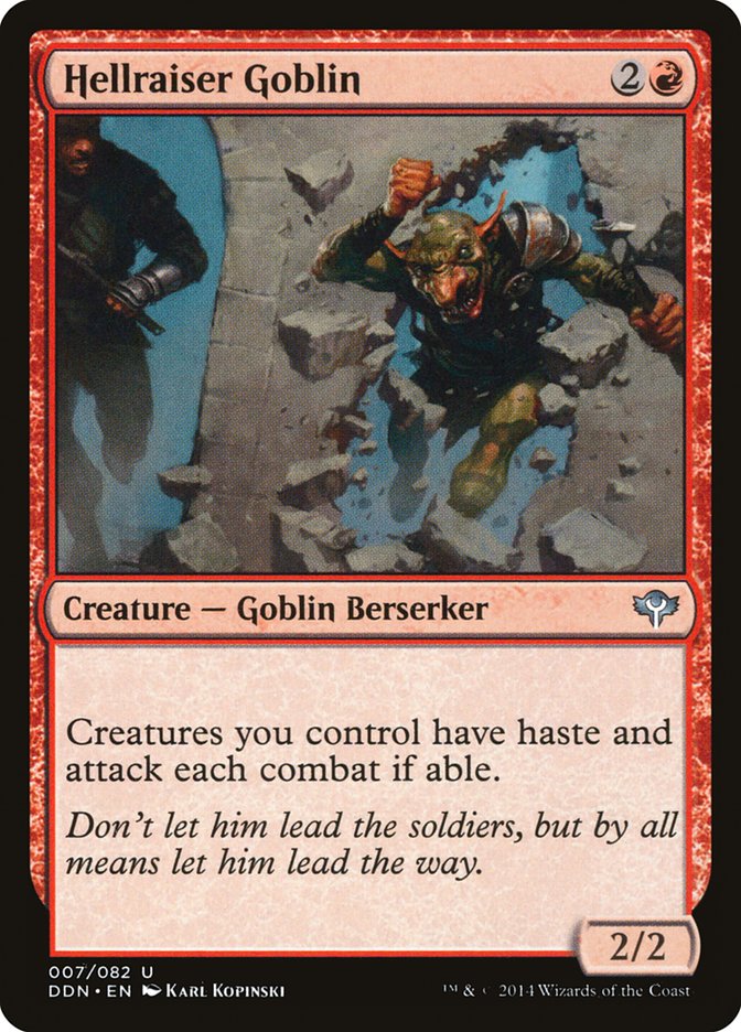 Hellraiser Goblin [Duel Decks: Speed ​​vs. cunning] 