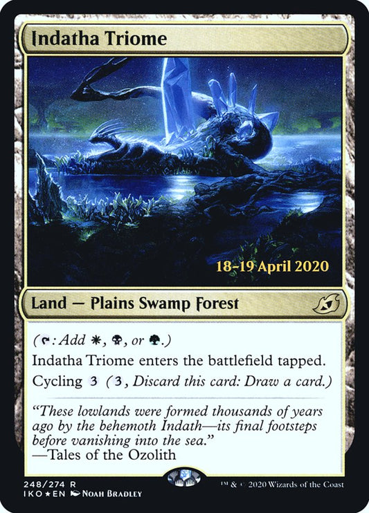 Indatha Triome Español [Ikoria: Lair of Behemoths Prerelease Promos]