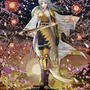 The Wandering Emperor 2 Art Card [Kamigawa: Neon Dynasty Art Series]