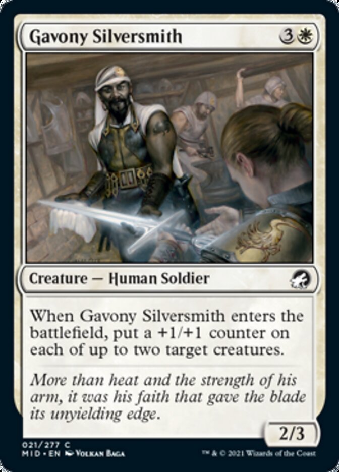 Gavony Silversmith [Innistrad: Midnight Hunt] 