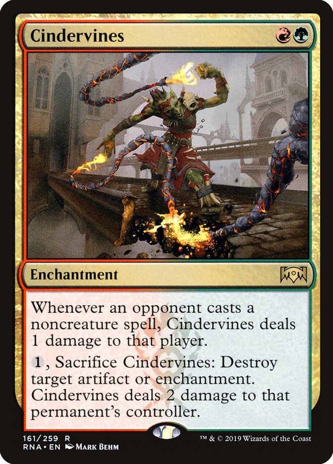 Cindervines - Español [Ravnica Allegiance]