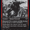 Fearful Villager // Fearsome Werewolf [Innistrad: Double Feature]