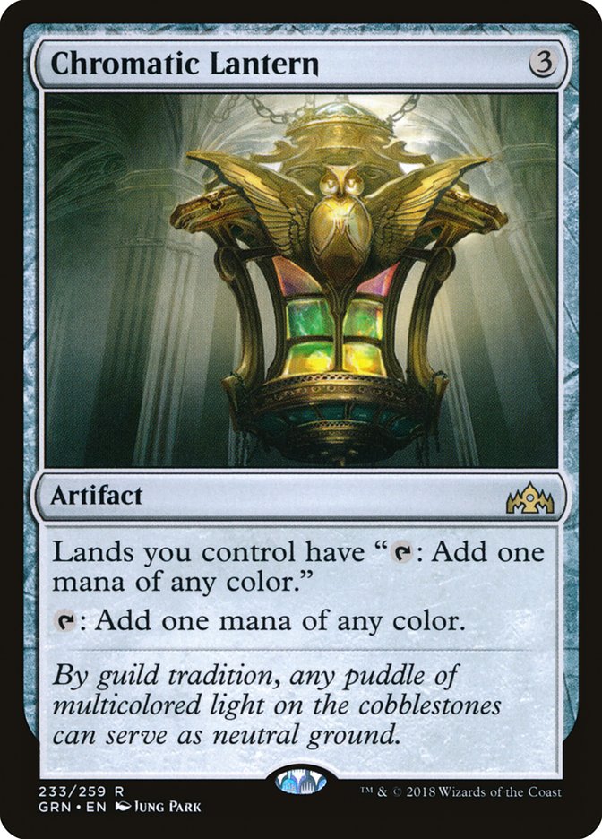 Chromatic Lantern [Guilds of Ravnica]