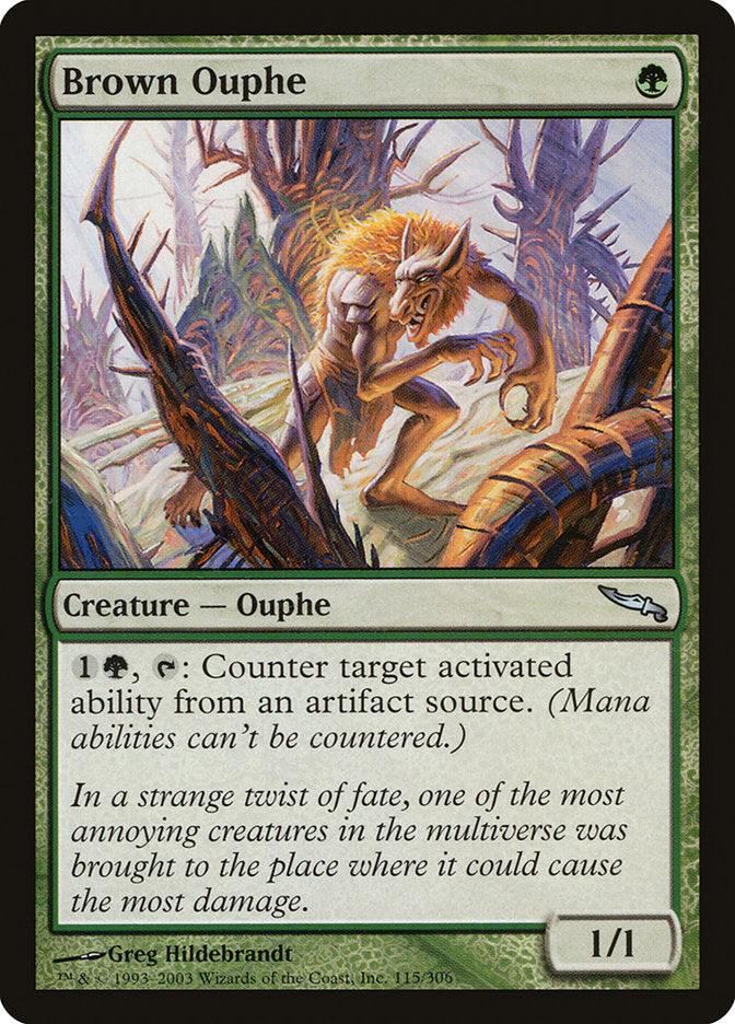 Brown Ouphe [Mirrodin] 