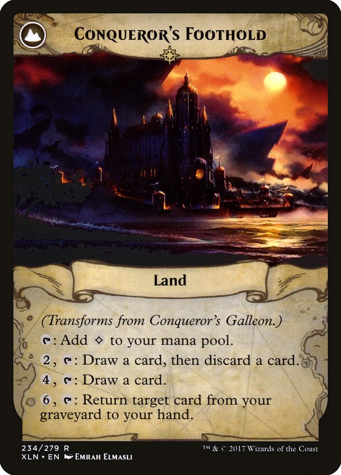 Conqueror's Galleon // Conqueror's Foothold [Ixalan] 