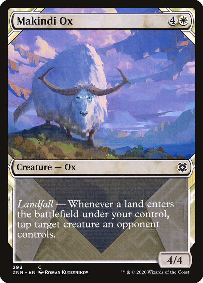 Makindi Ox (Showcase) [Zendikar Rising] 