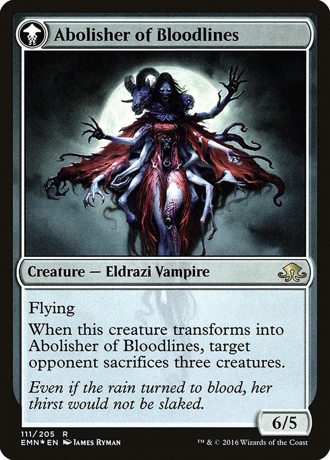 Voldaren Pariah // Abolisher of Bloodlines [Eldritch Moon Prerelease Promos] 