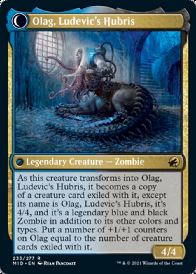 Ludevic, Necrogenius // Olag, Ludevic's Hubris [Innistrad: Midnight Hunt] 