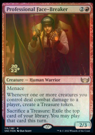Professional Face-Breaker [Streets of New Capenna Prerelease Promos] - Español