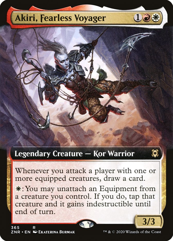 Akiri, Fearless Voyager (Extended Art) [Zendikar Rising] 