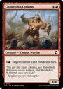 Chainwhip Cyclops [Ravnica: Clue Edition]