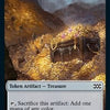 Treasure // Wurm (029) Double-Sided Token [Double Masters Tokens]