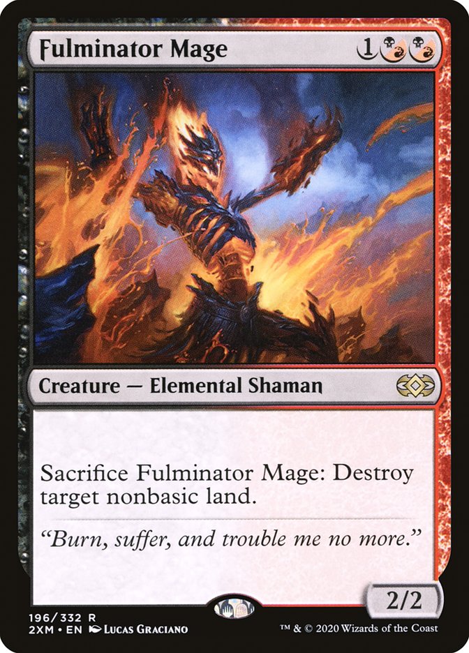 Fulminator Mage [Double Masters] 