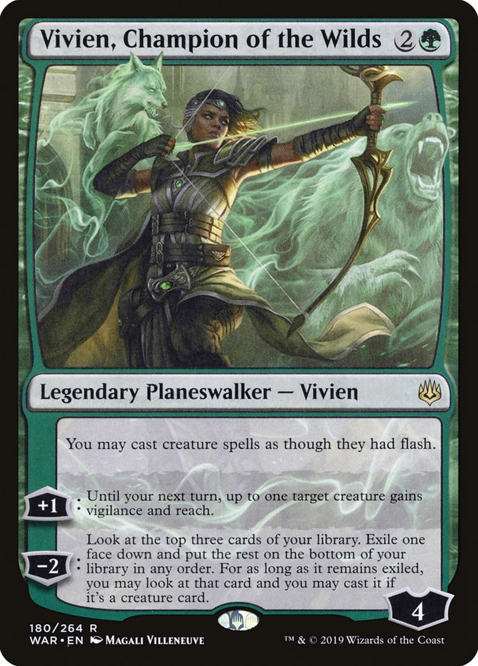 Vivien, Champion of the Wilds [War of the Spark] 