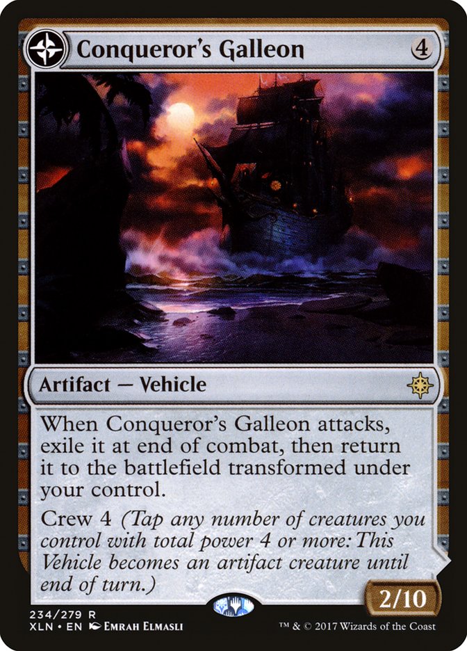 Conqueror's Galleon // Conqueror's Foothold [Ixalan] 