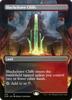 Blackcleave Cliffs - Español (Borderless Alternate Art) [Phyrexia: All Will Be One]