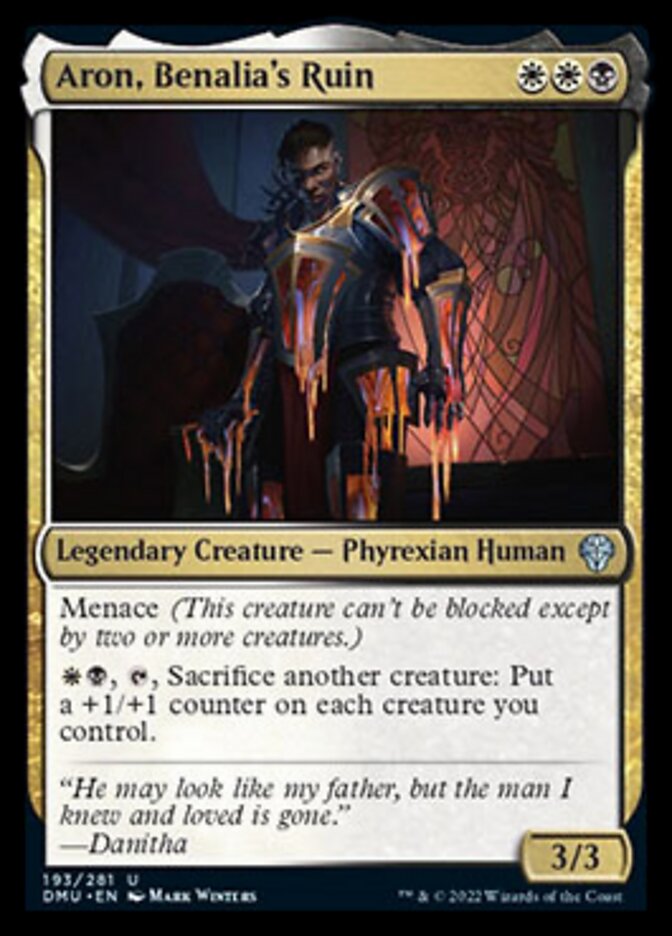 Aron, Benalia's Ruin [Dominaria United] 