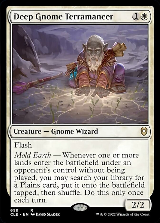 Deep Gnome Terramancer - Español [Commander Legends: Battle for Baldur's Gate]