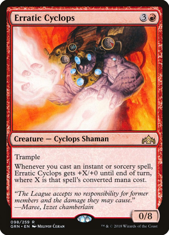 Erratic Cyclops [Guilds of Ravnica] 