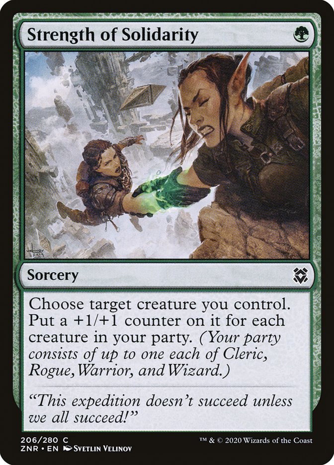 Strength of Solidarity [Zendikar Rising] 