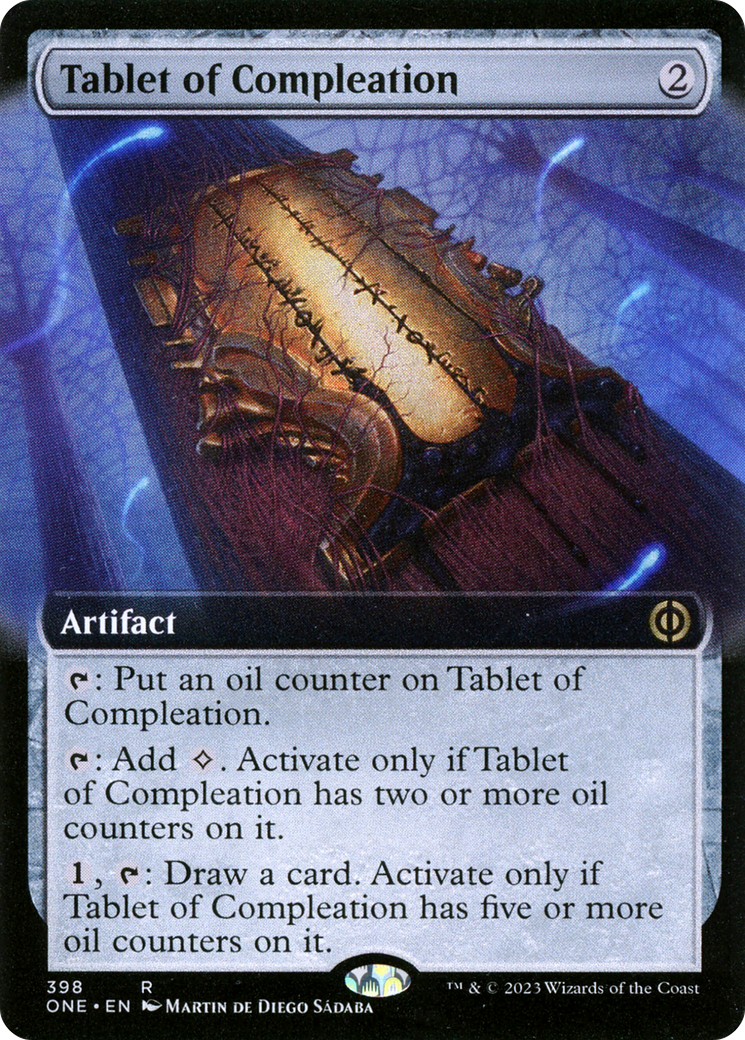 Tablet of Completion (Extended Art) [Phyrexia: All Will Be One] 