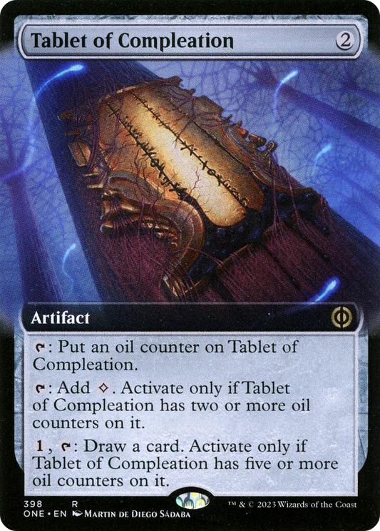 Tablet of Completion (Extended Art) [Phyrexia: All Will Be One] 