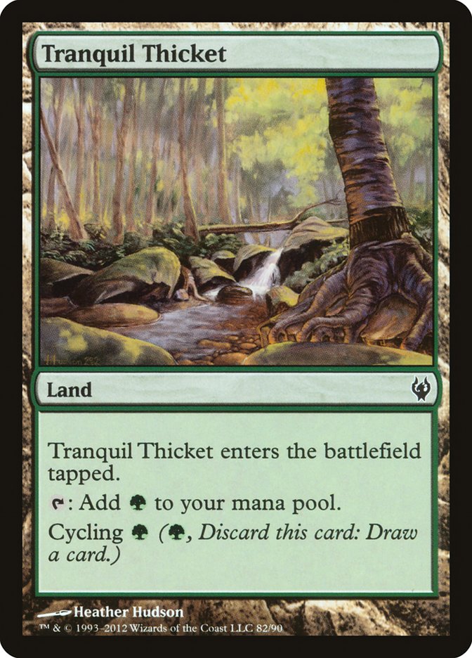 Tranquil Thicket [Duel Decks: Izzet vs. golgari] 